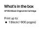 HP 953 Black Original Sort 900 sider Blæk HP 953 Black Original Sort 900 sider Blæk